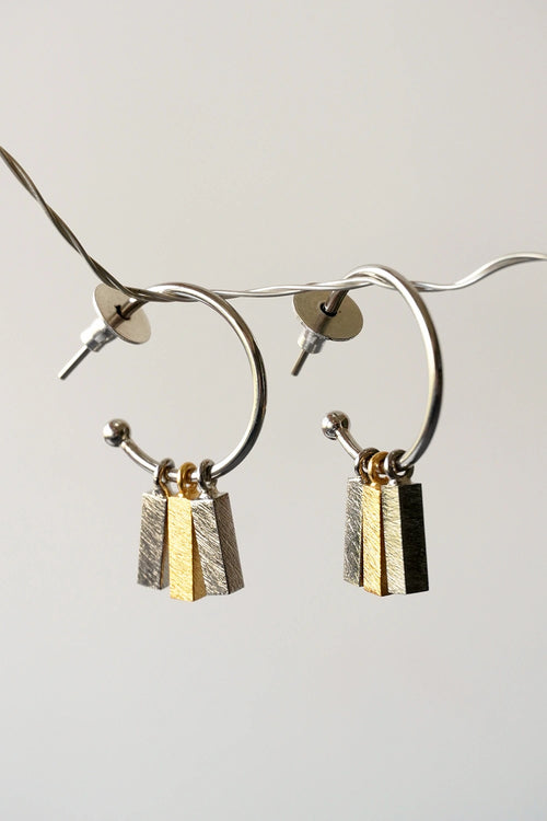 Oura Dash Silver Small Earrings