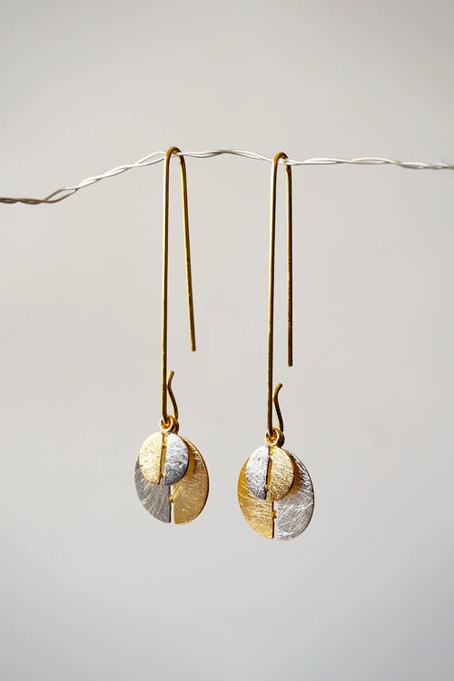 Alto Yin Yang Golden Earrings
