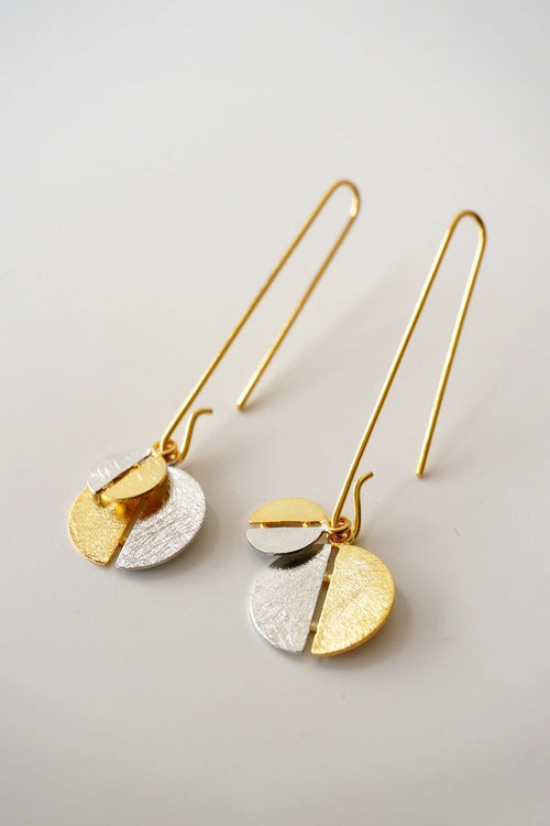 Alto Yin Yang Golden Earrings