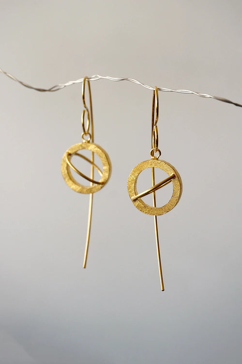 Arce Ori Golden Earrings