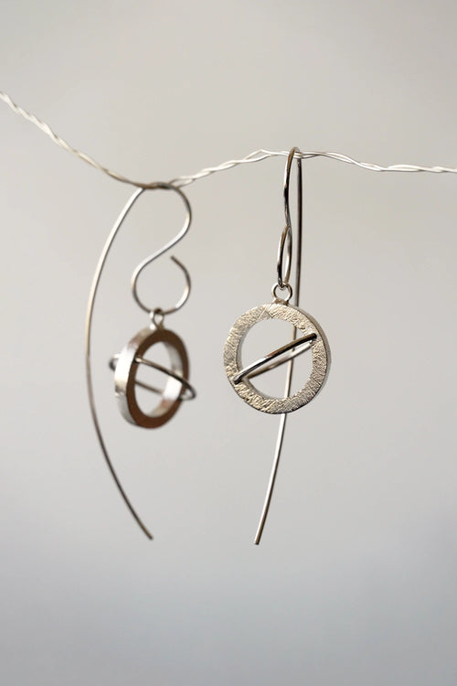 Arce Ori Silver Earrings