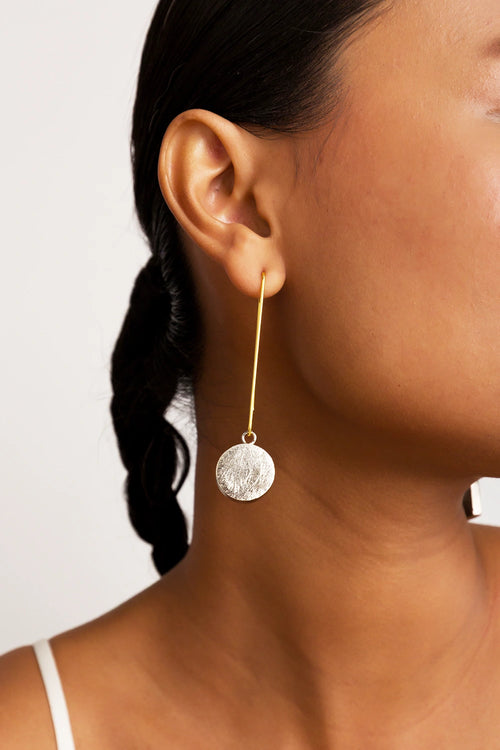 Alto Siblings Silver Earrings