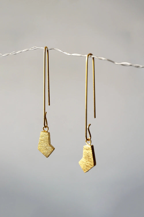 Alto Sakondu Golden Earrings
