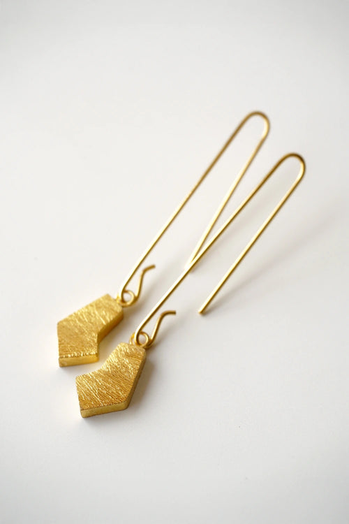 Alto Sakondu Golden Earrings