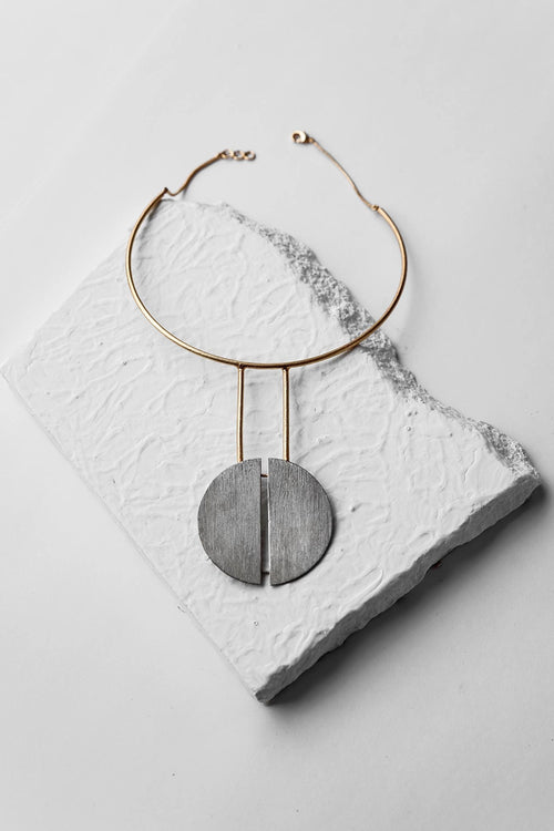 Twinning Moon Neckpiece