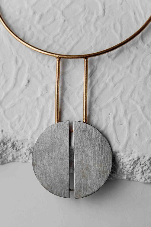 Twinning Moon Neckpiece