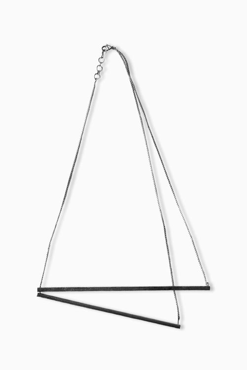 Out of Line Silver Neckpeice