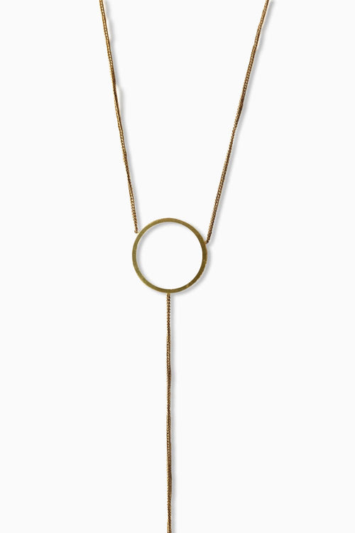 Drop Me A Line Golden Neckpeice