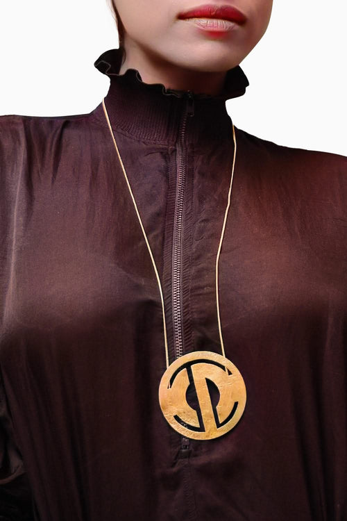 Ersoaldi Golden Neckpeice