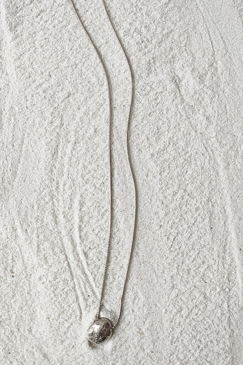 Emi Large Silver Neckpiece