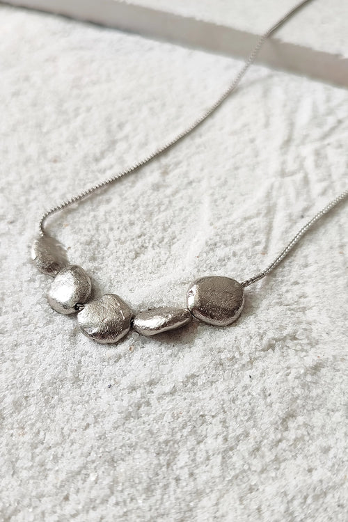 Mea Silver Neckpiece