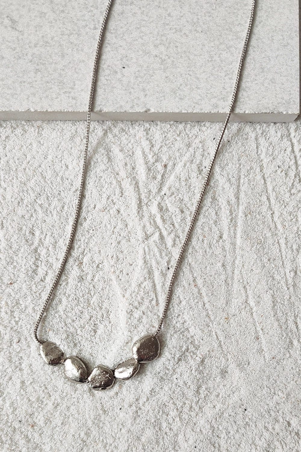 Mea Silver Neckpiece