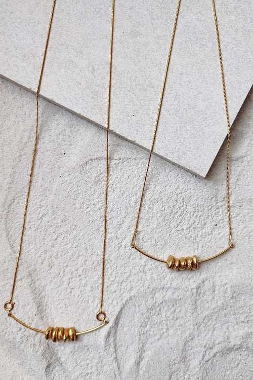 Roma Golden Neckpiece Set