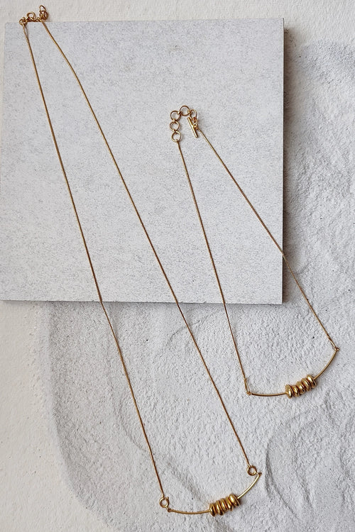 Roma Golden Neckpiece Set