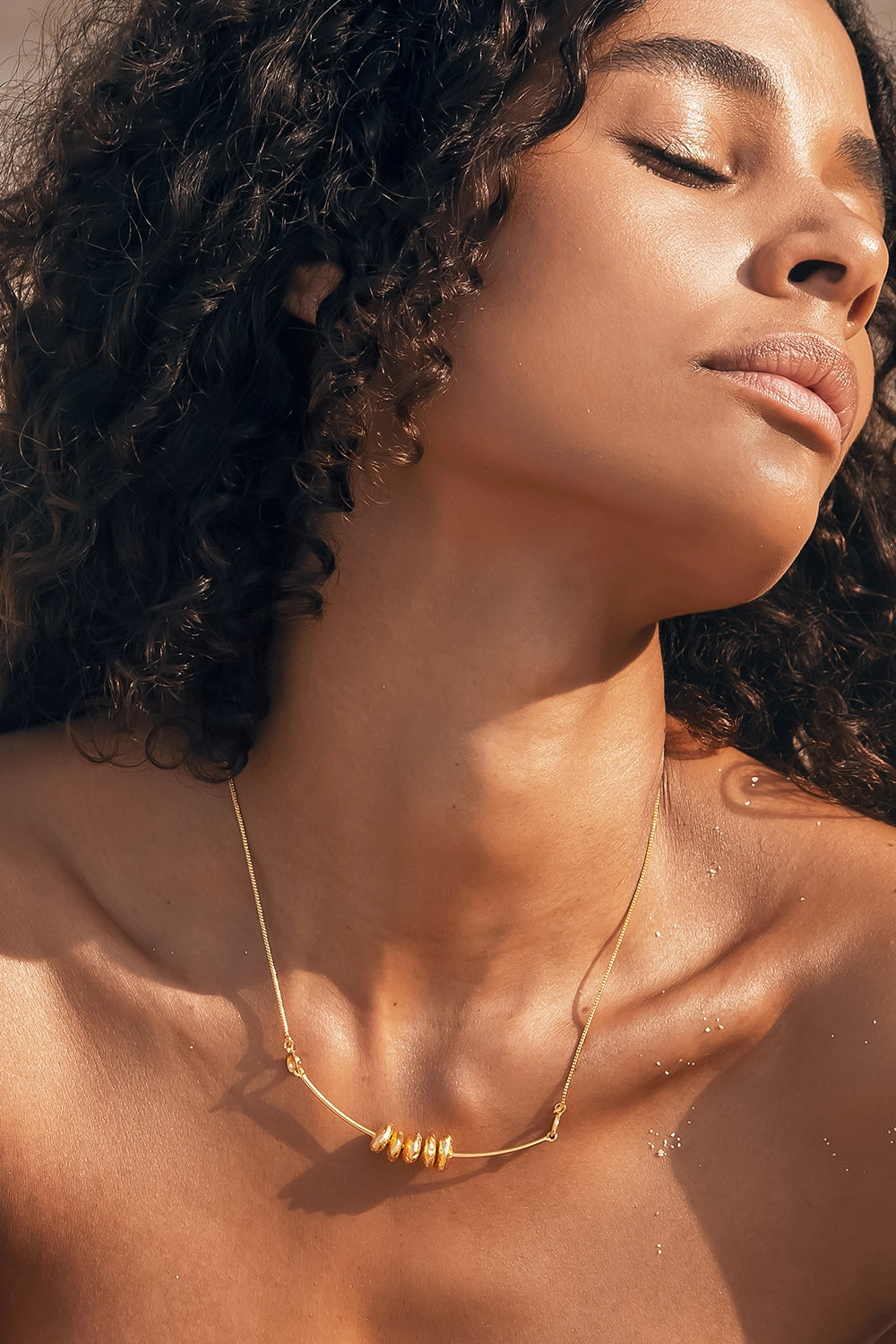Roma Golden Neckpiece Set