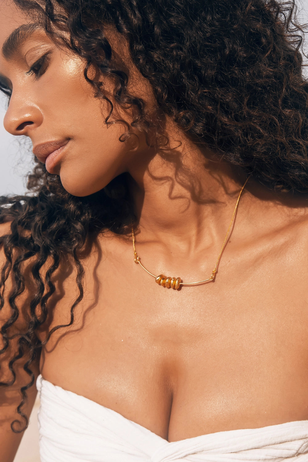 Roma Golden Neckpiece Set