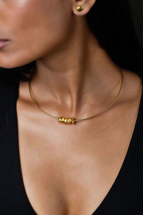 Thero Golden Neckpiece