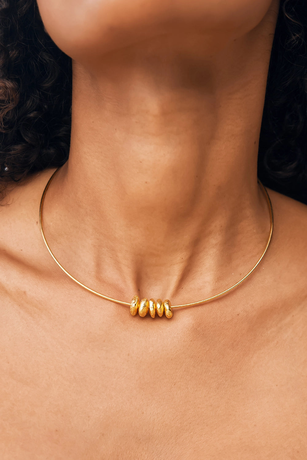 Thero Golden Neckpiece