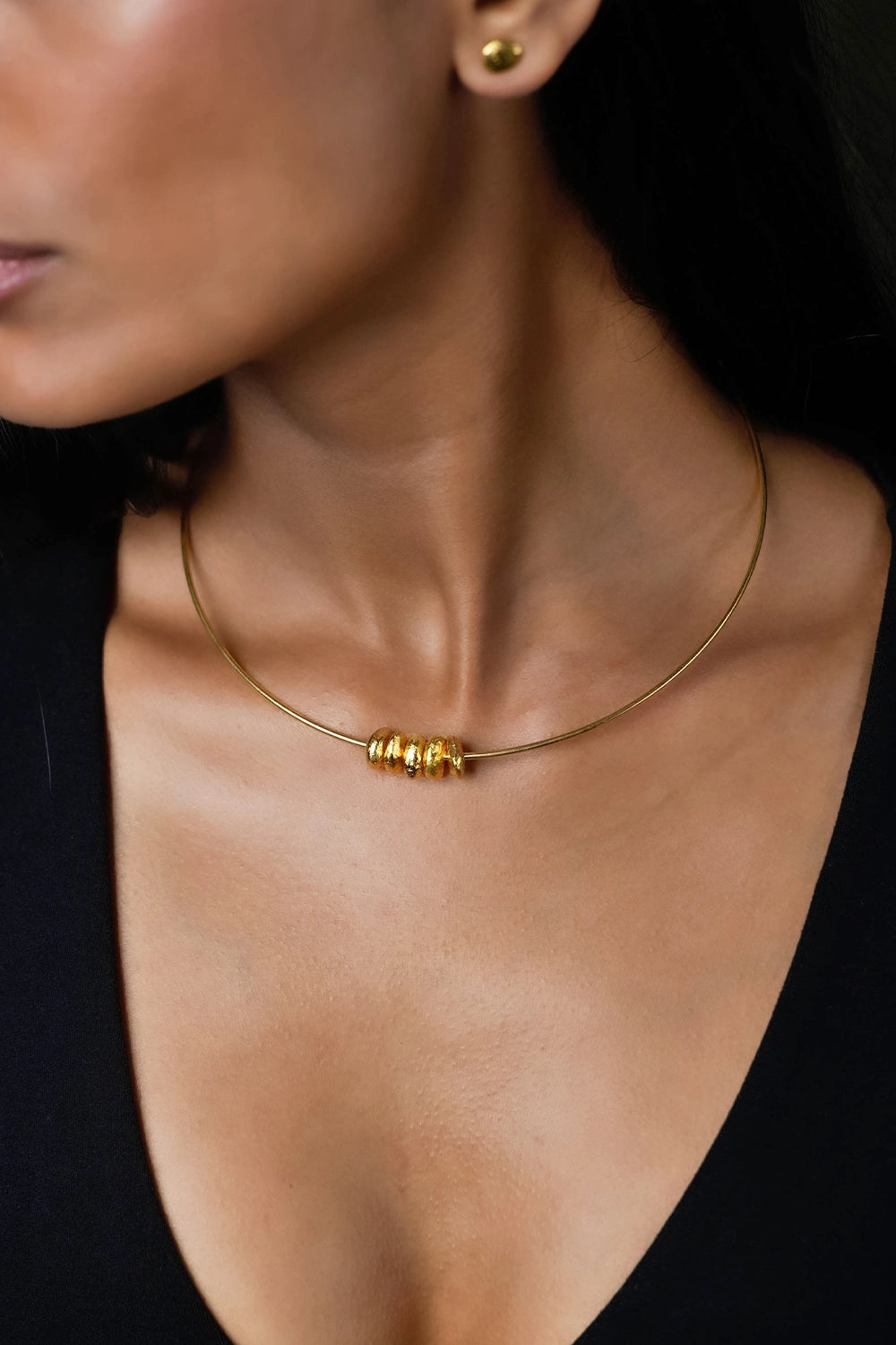 Thero Golden Neckpiece
