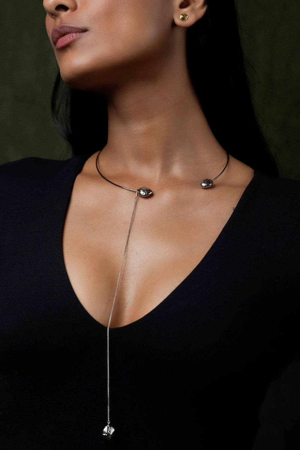 Lia Silver Neckpiece