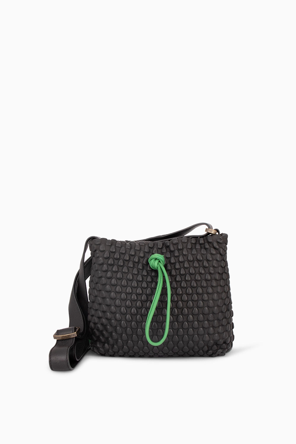 Mini Black & Grass Green Mykanos Bag