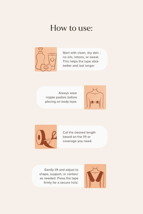 Lift It - Brown Body Tape