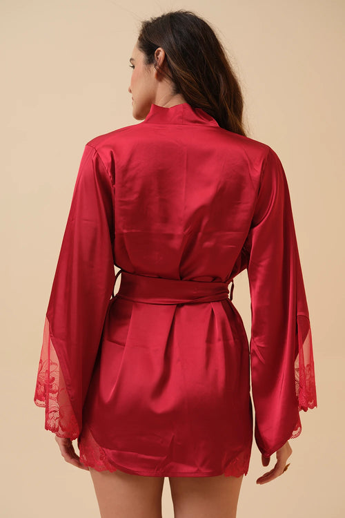 Rosaline Robe with Cami Dress