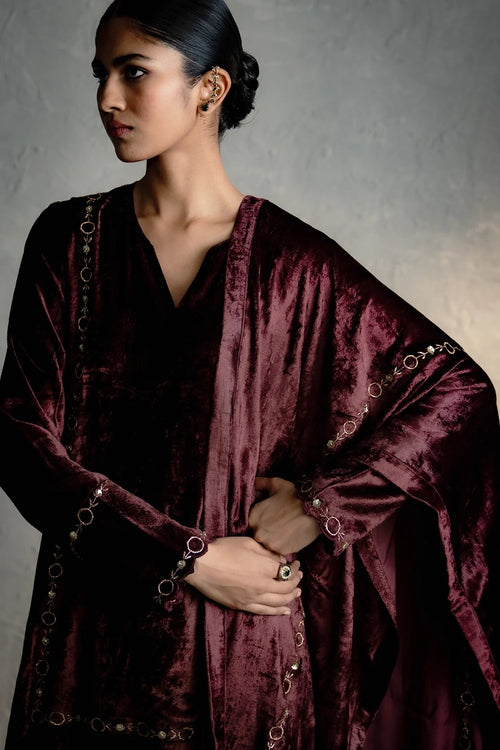 Maaya Brown Kurta Set