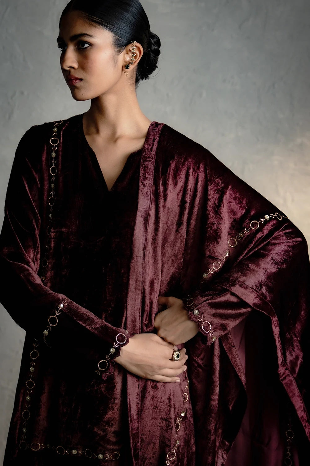 Maaya Brown Kurta Set