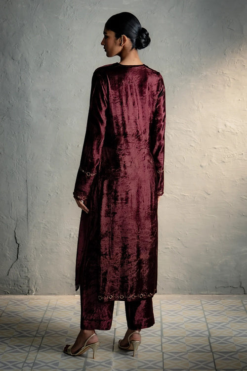 Maaya Brown Kurta Set