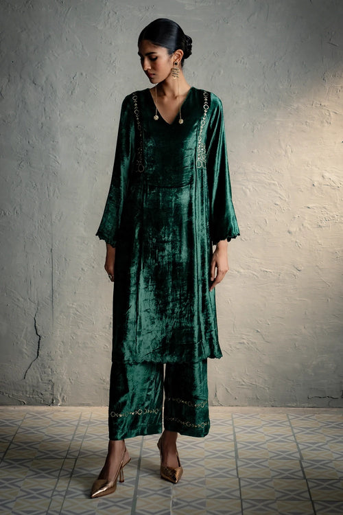 Maaya Green Kurta Set