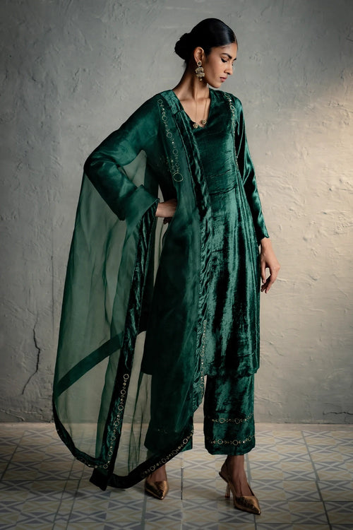 Maaya Green Kurta Set