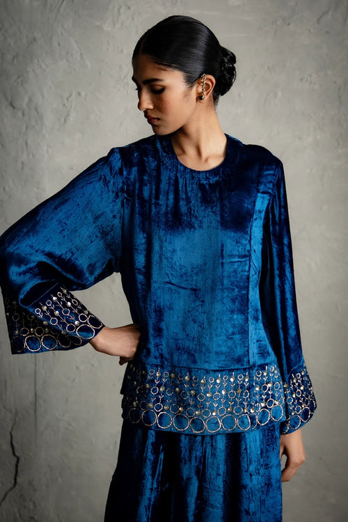 Maaya Blue Co-ord Set