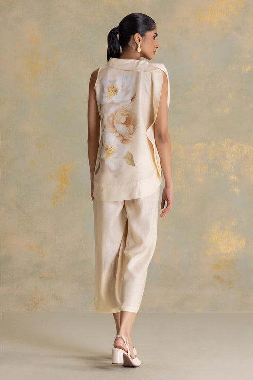 Magnolia Butter Yellow Cascade Co-ord Set