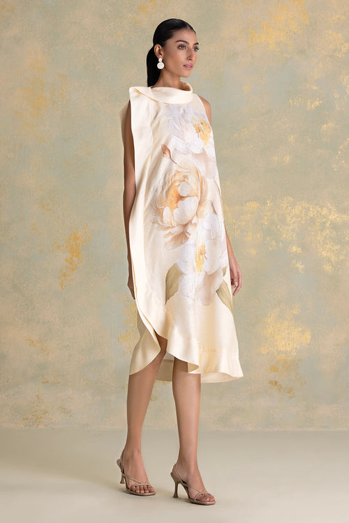 Magnolia Butter Yellow Cascade Dress