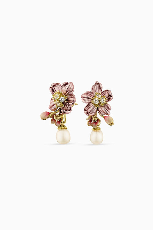 Magnolia Teardrop Earrings