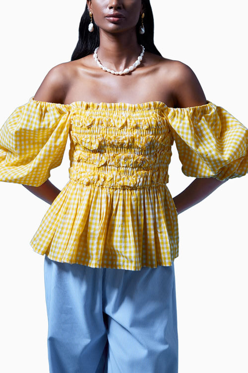 Yellow Aya Top