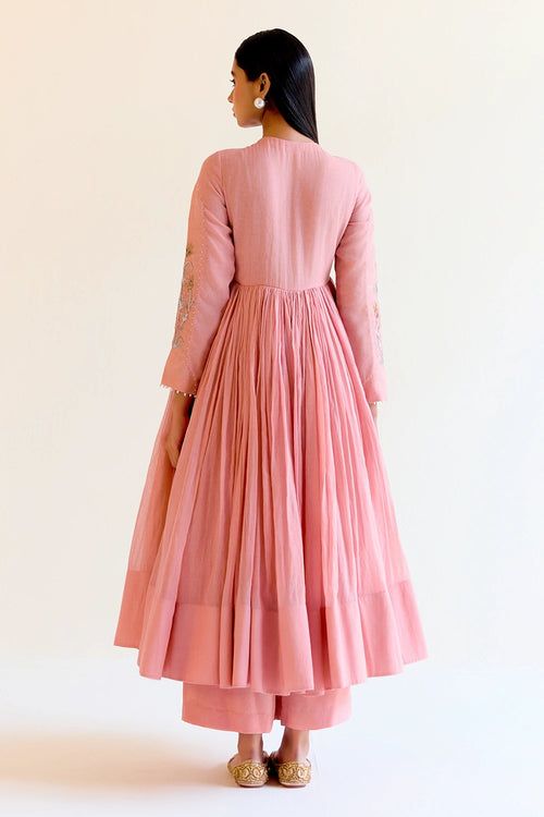 Mallika Anarkali And Pants Set
