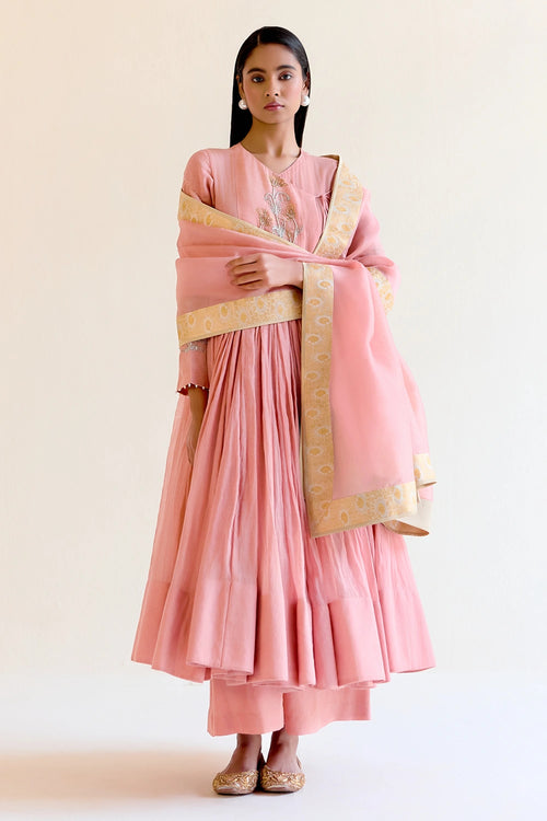 Mallika Anarkali Set With Dupatta