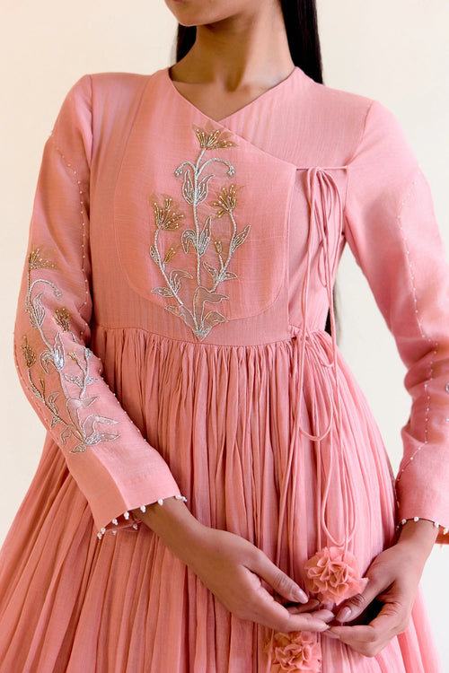 Mallika Anarkali And Pants Set