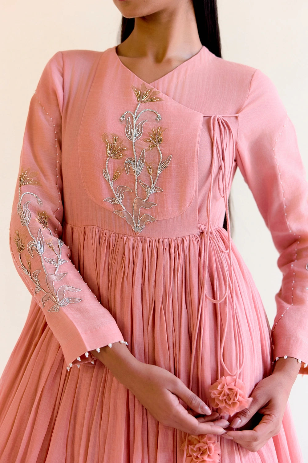 Mallika Anarkali And Pants Set