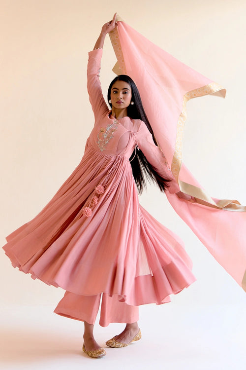 Mallika Anarkali Set With Dupatta