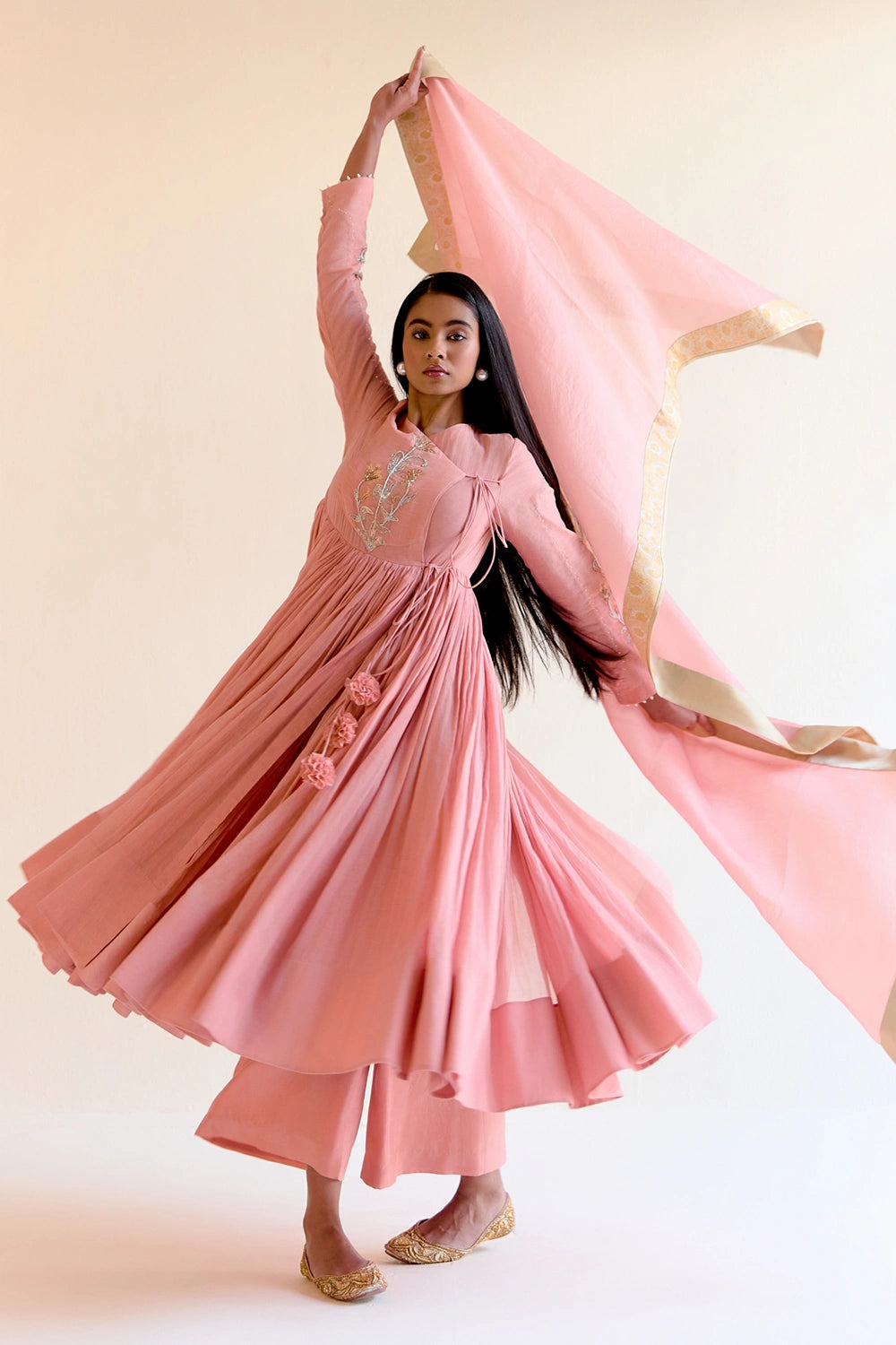 Mallika Anarkali Set With Dupatta