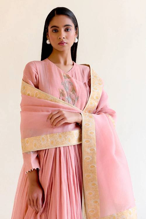 Mallika Anarkali Set With Dupatta
