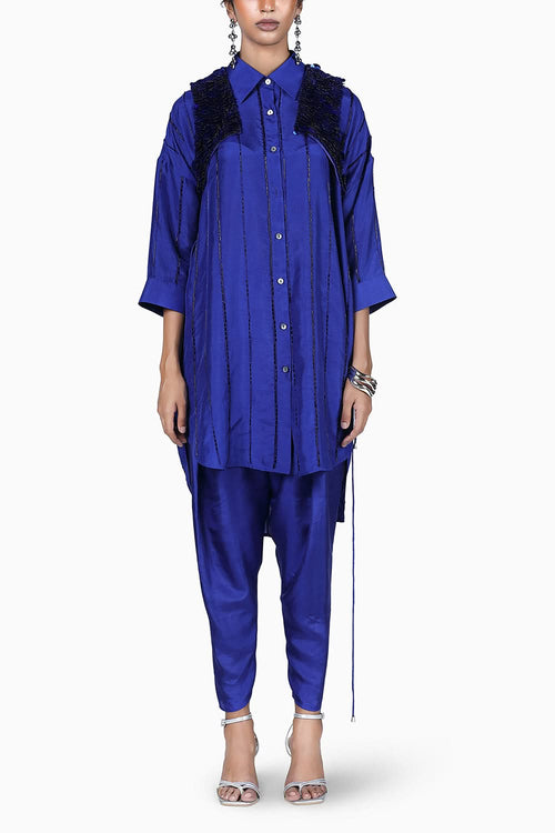 Mara Shirt with Sally Pants and X Overlay