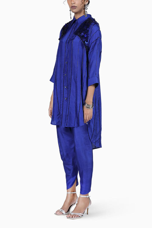 Mara Shirt with Sally Pants and X Overlay