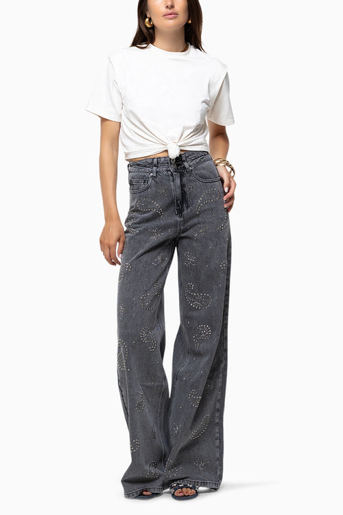 Strass Gris Jeans Lara