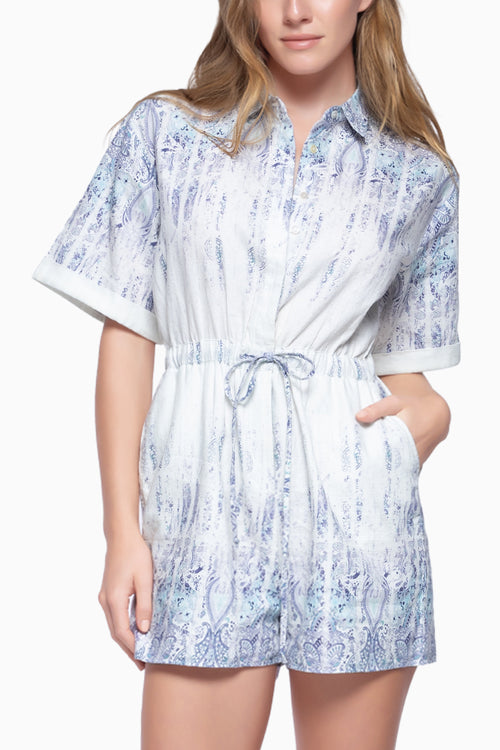 Persian Blue Mathilde Jumpsuit