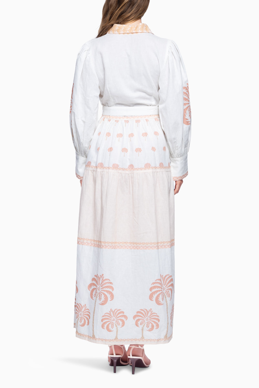 Ivory Palm Tree Robe Carmela