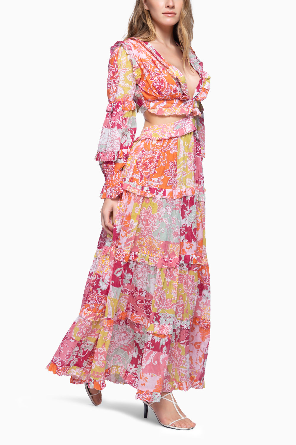 Floral Patch Robe Zoa